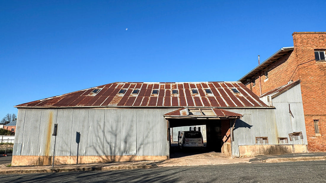 Rear Sheds, IGA Grenfell, NSW Australia